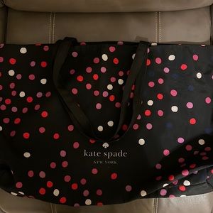 Kate Spade Patterned Fabric Tote Large
